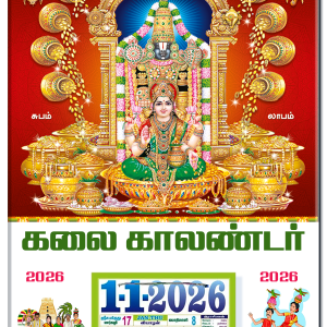 12 x 18 Size Daily Calendar